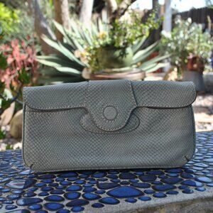 Talbots suede clutch